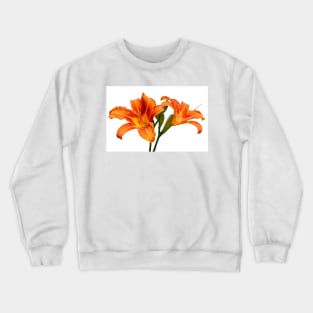 Orange Lilies Crewneck Sweatshirt